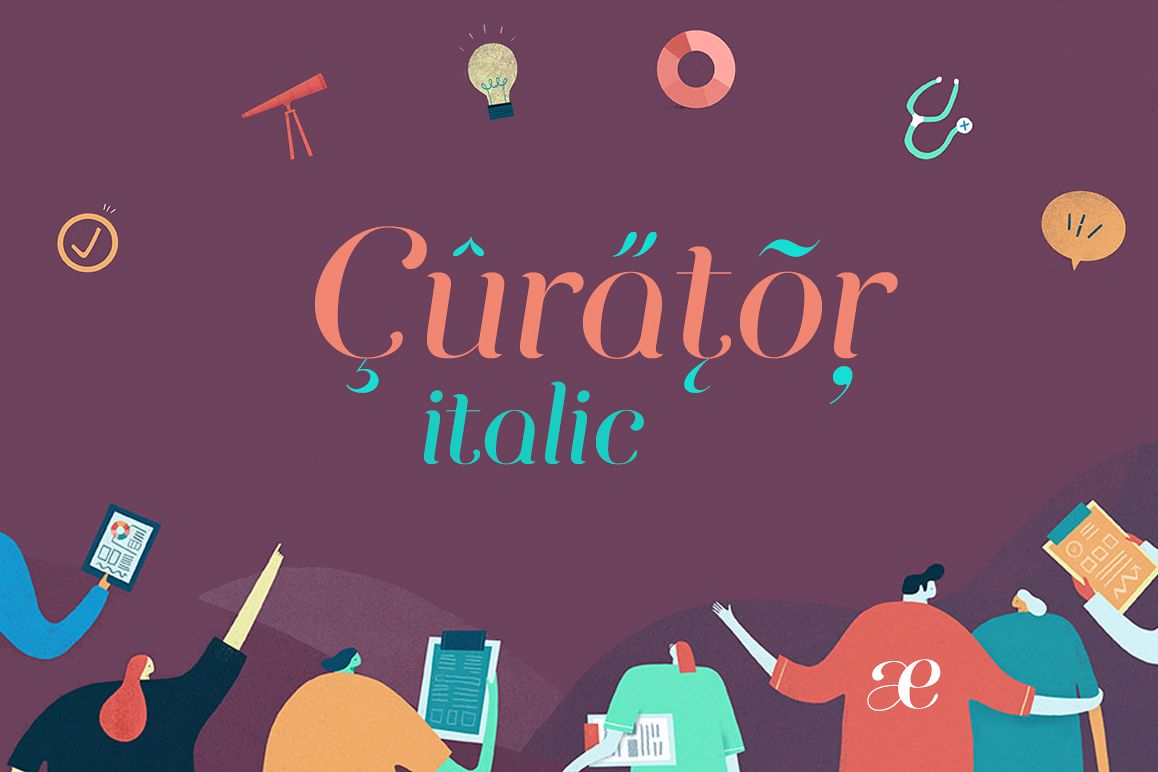 Curator Italic example image 1