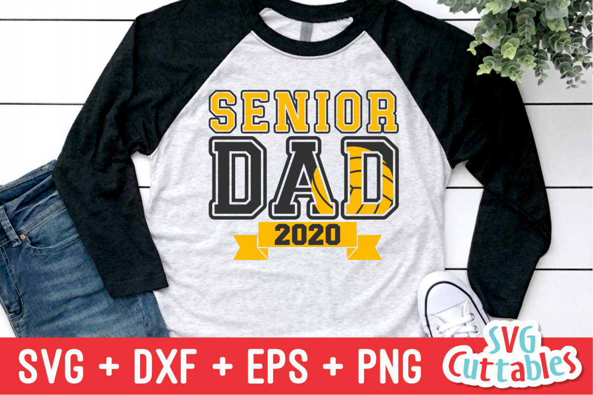 Senior Dad Volleyball | Volleyball svg Cut File example image 1