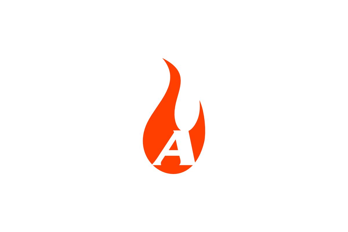 a letter flame logo example image 1