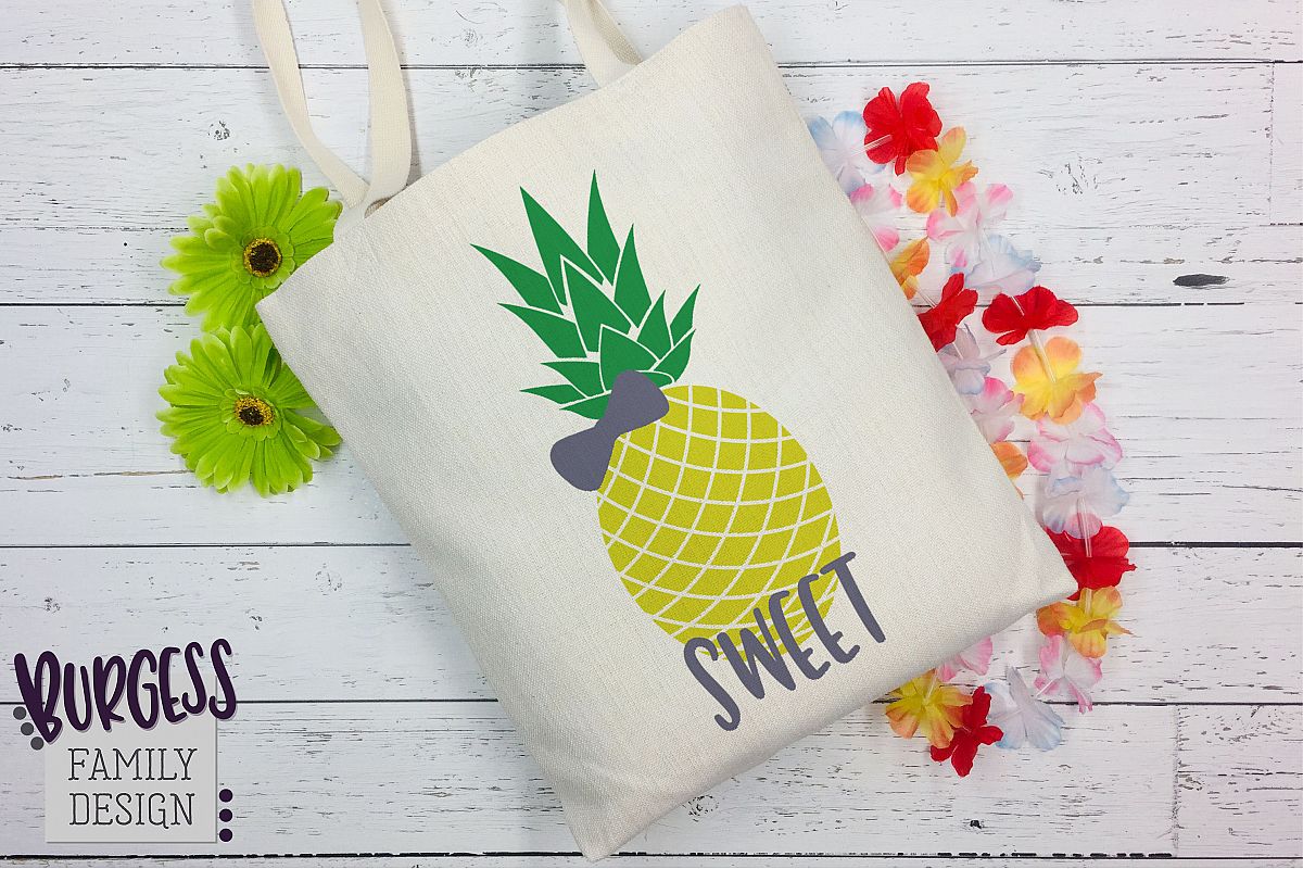 Pineapple bow Clipart | SVG DXF EPS PNG example image 1