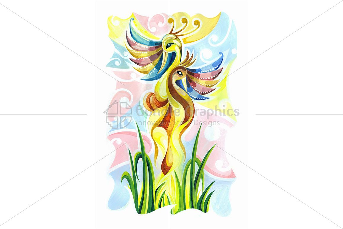 Spirits - Abstract Handmade Painting example image 1