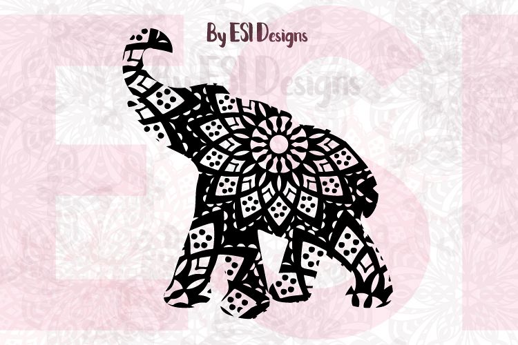 Download Mandala Elephant Design | SVG, DXF, EPS & PNG