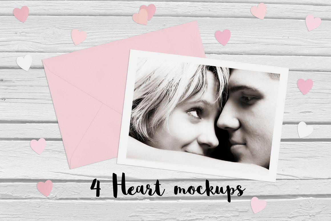 4 Heart mockups example image 1