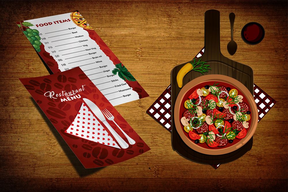 Restaurant Food Menu Template example image 1