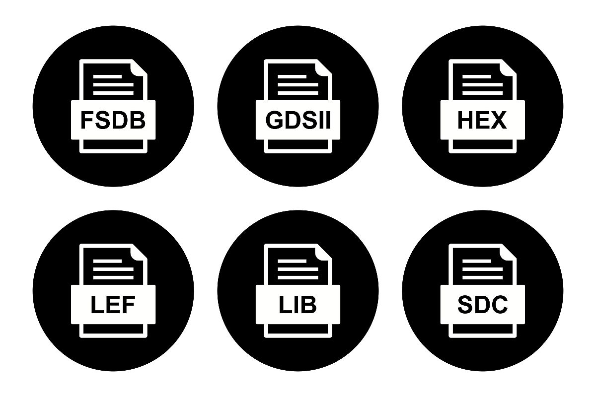 Set Of File Formats Icons example image 1