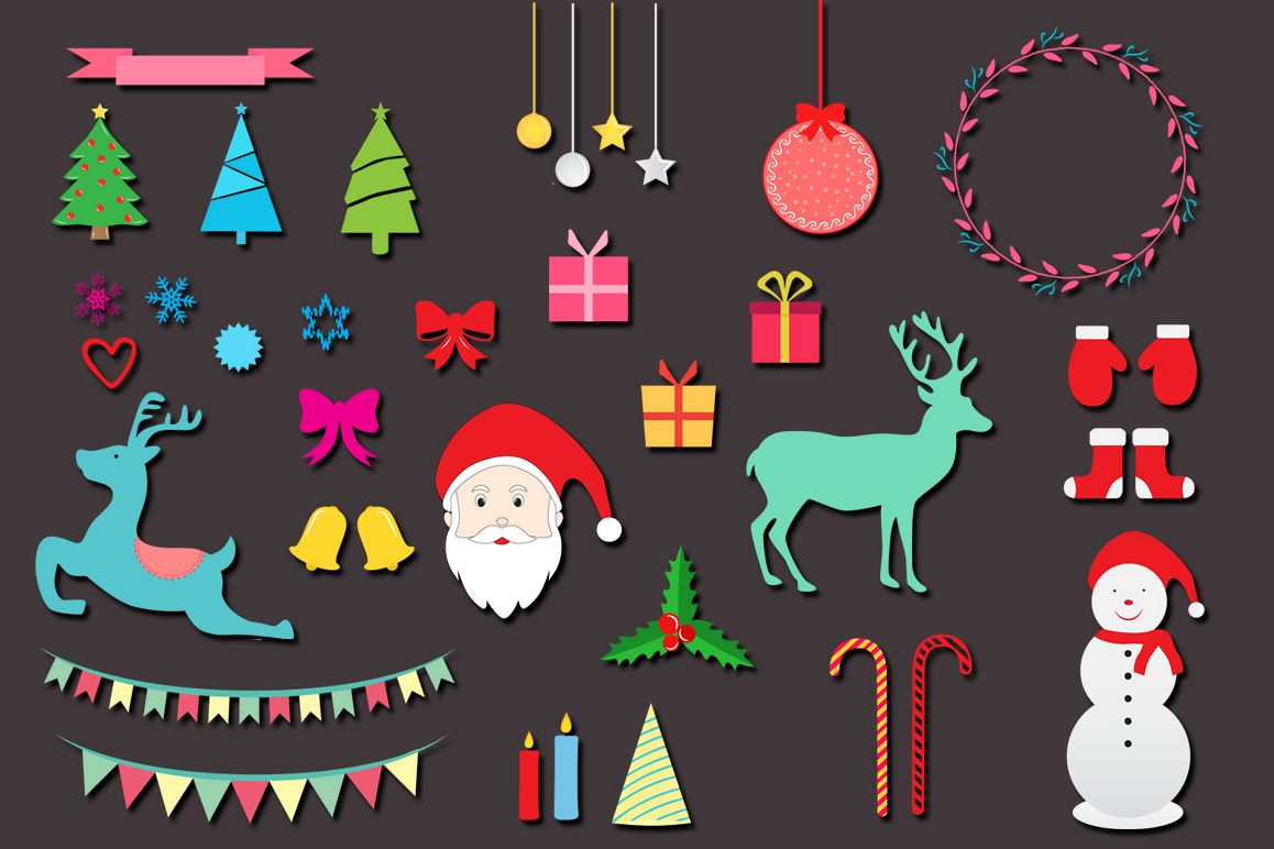 Christmas Design Elements v1 example image 1