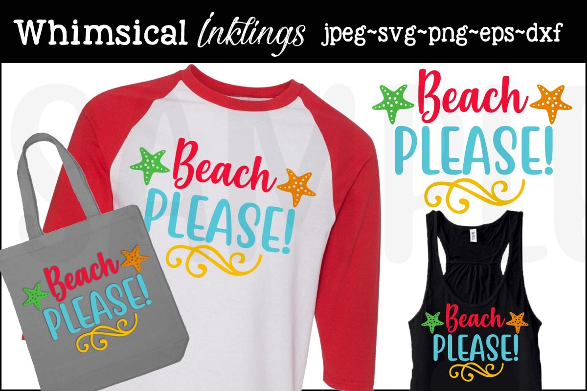 Beach Please 2 SVG example image 1