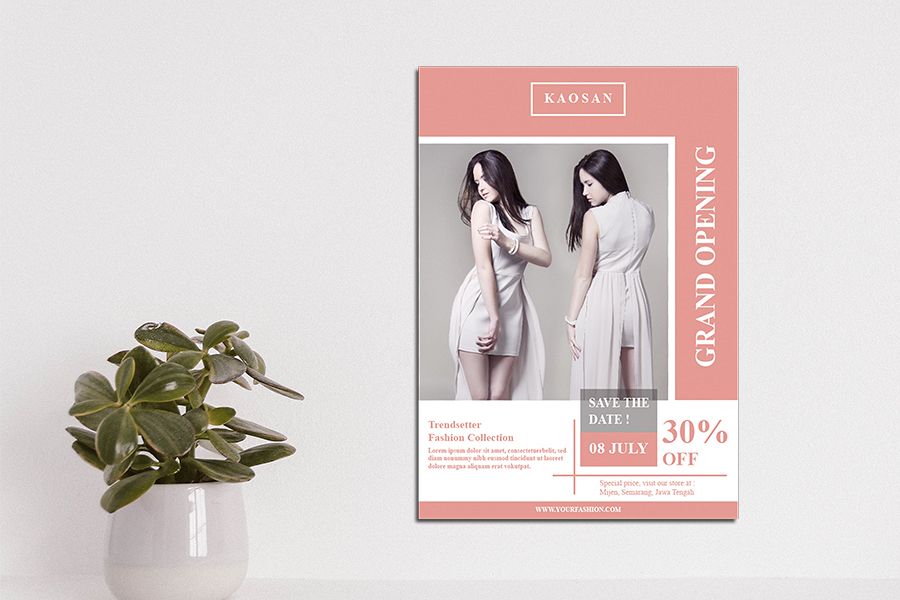 Fashion flyer template example image 1
