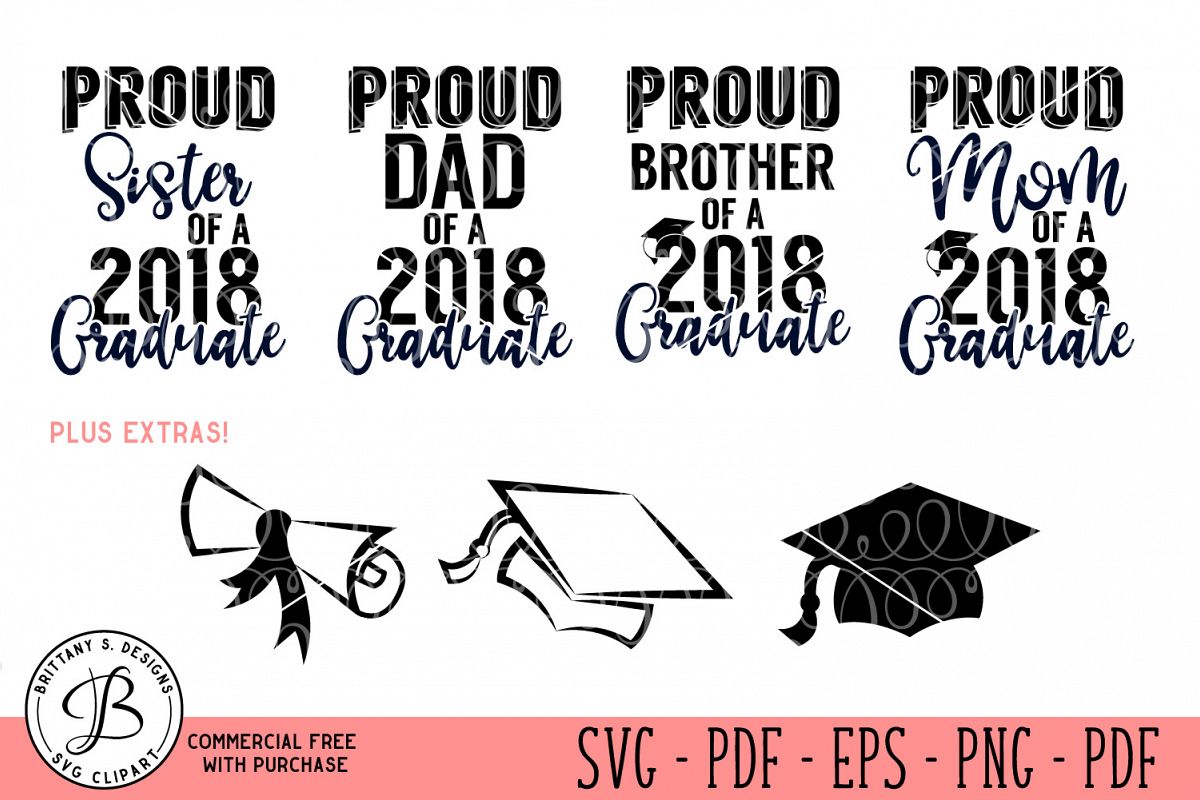 Graduation Family SVG Bundle example image 1