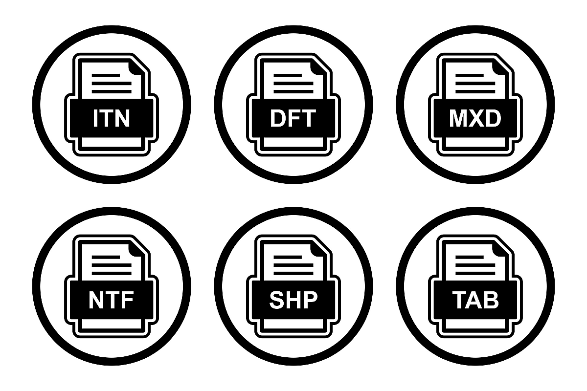Set Of File Formats Icons example image 1