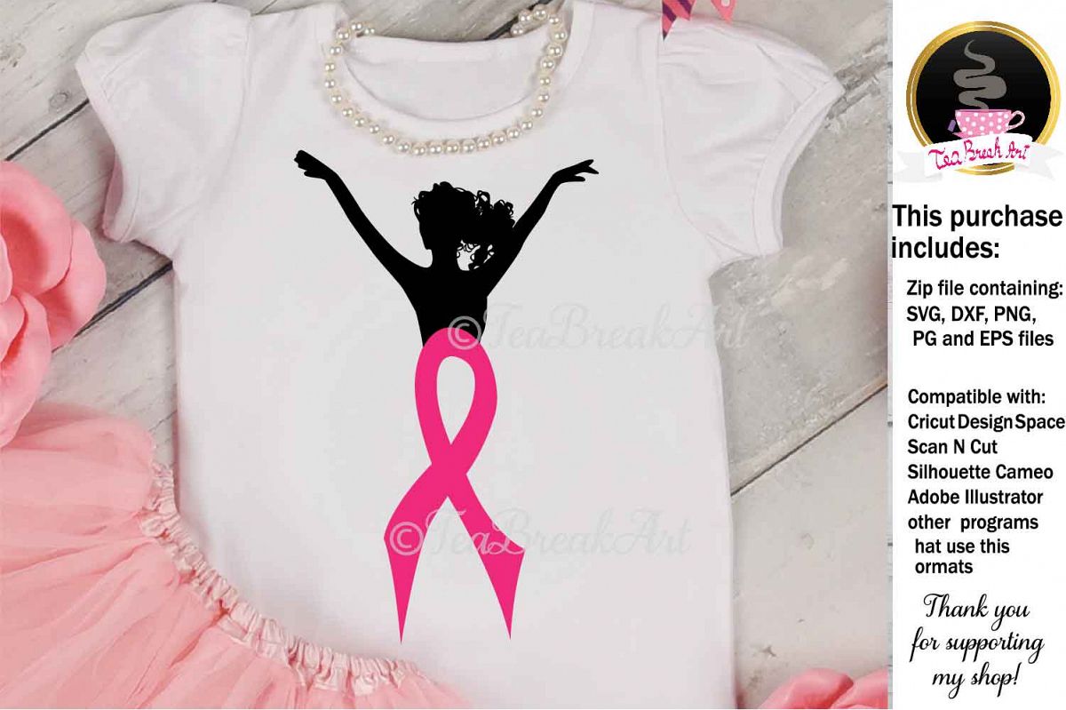 Breast Cancer Awareness Cutting Files 1085 example image 1