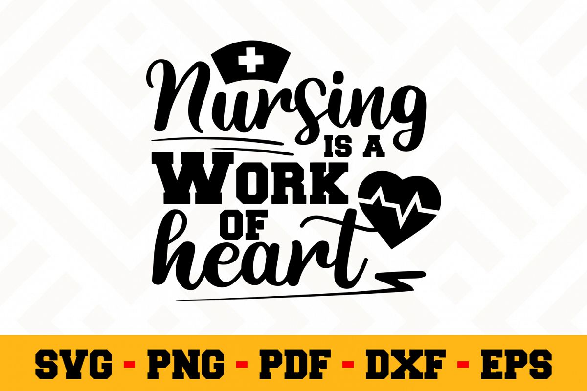 Nurse SVG Design n594 | Nurse SVG Cut File example image 1