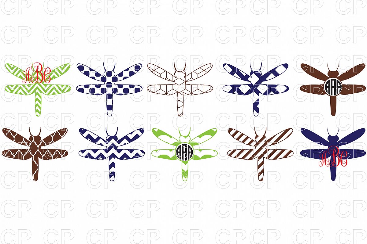 Dragonfly Bundle SVG Cut Files, Dragonfly Clipart (98652 ...