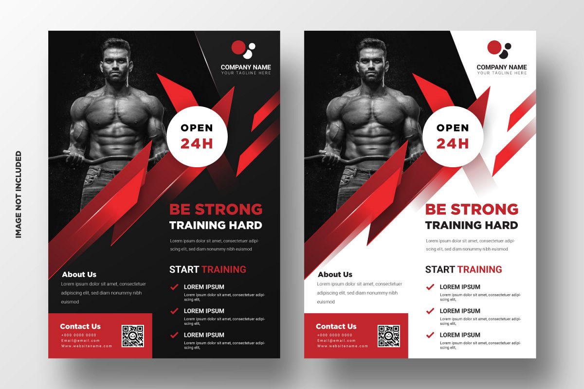 Fitness Flyer Template. Part 3 example image 1
