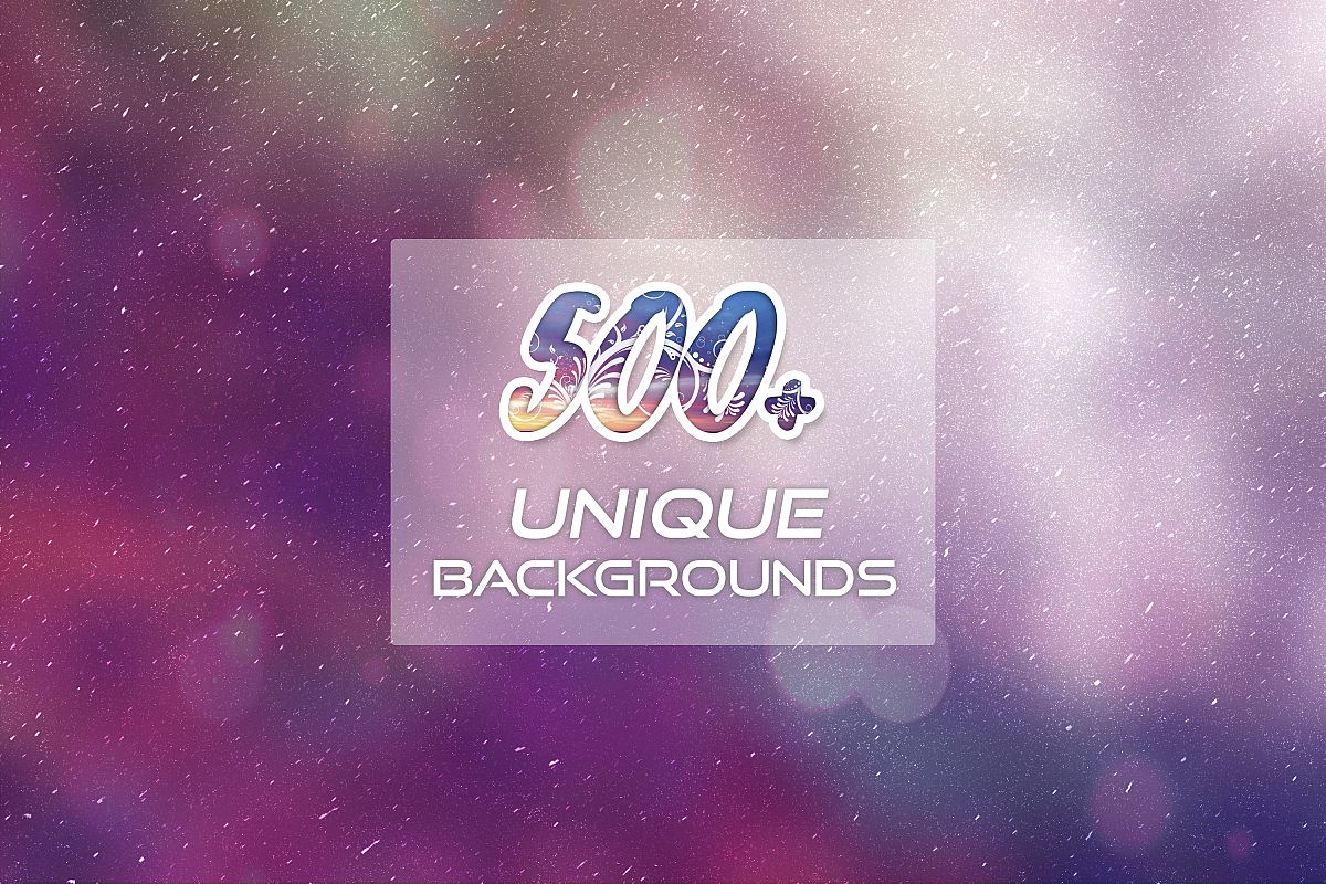 500 Unique Backgrounds example image 1