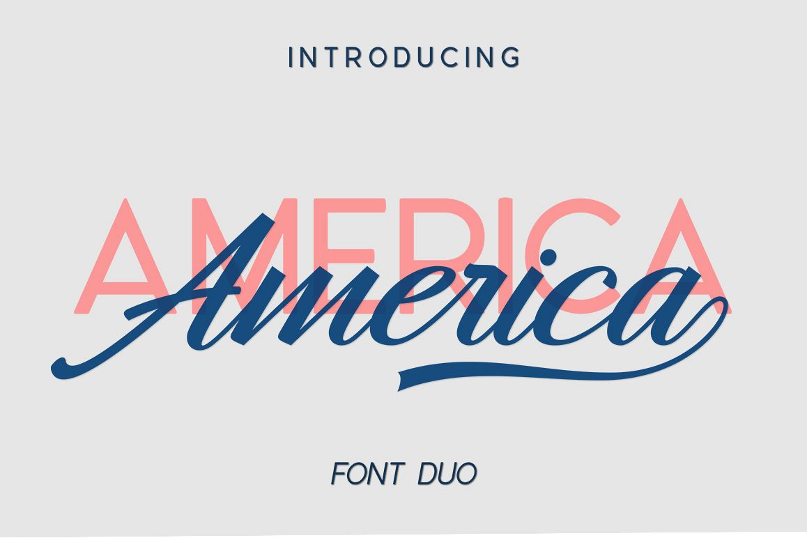 America Font Duo example image 1