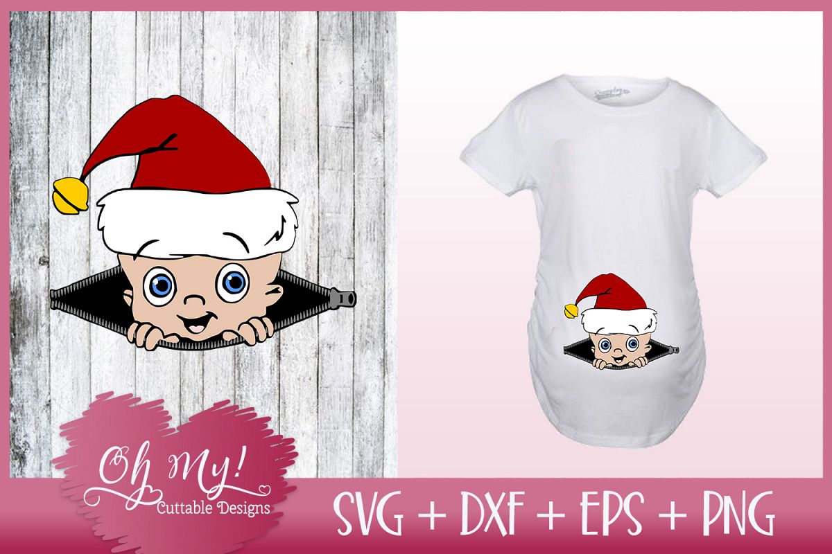 Download Christmas Baby In Zipper Maternity - SVG DXF EPS PNG