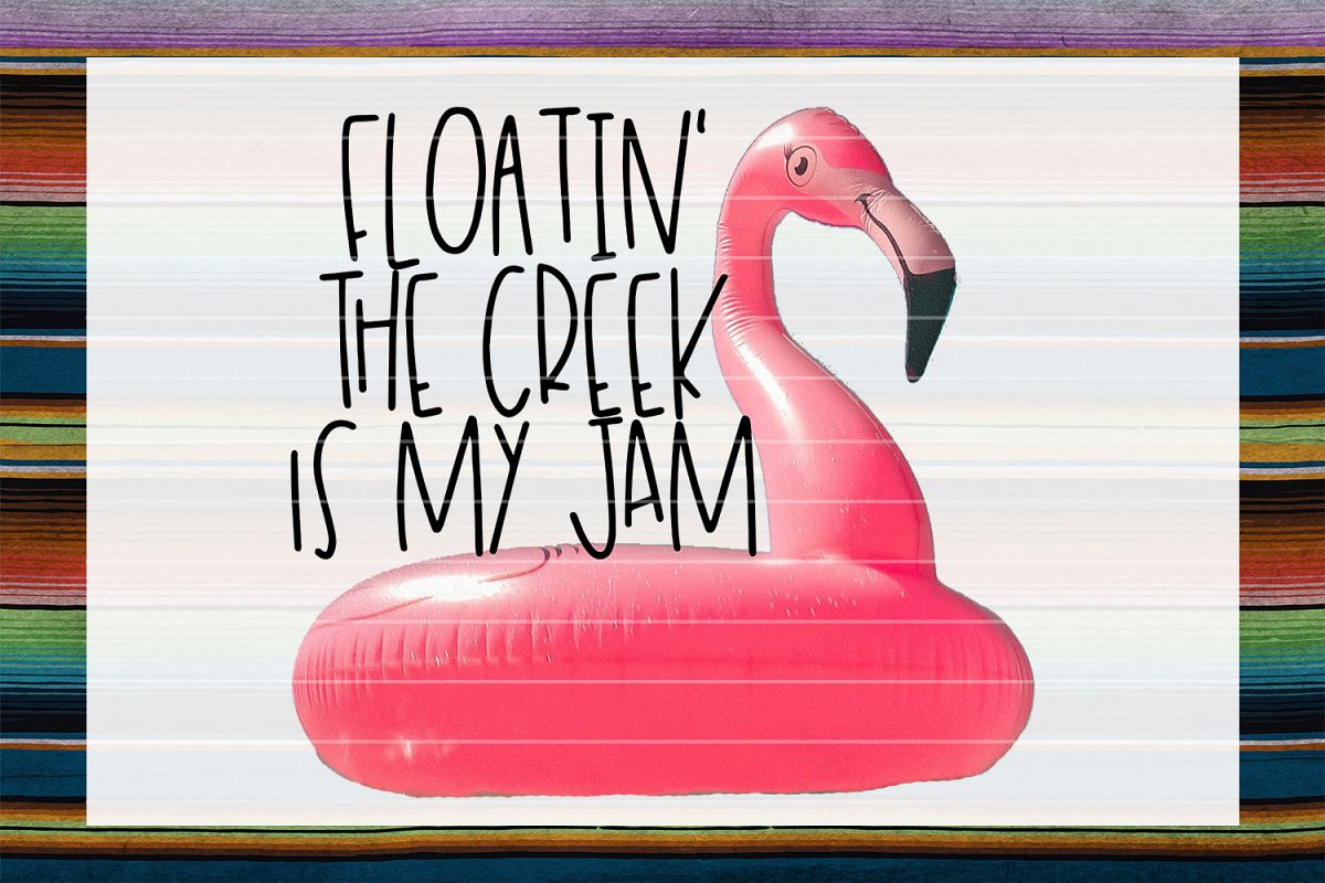 Floatin' The Creek Sublimation PNG example image 1