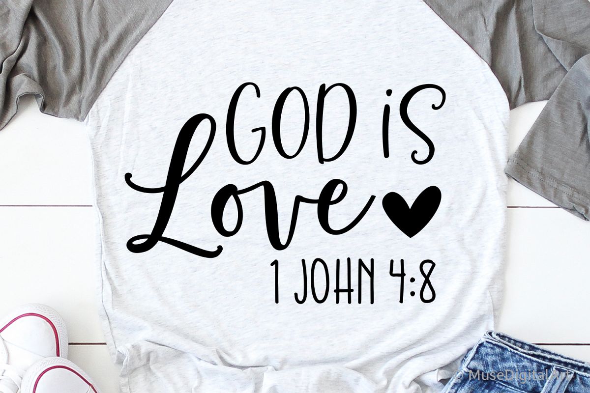Download God Is Love Svg, So Loved Svg, Valentines Day Svg, Scripture