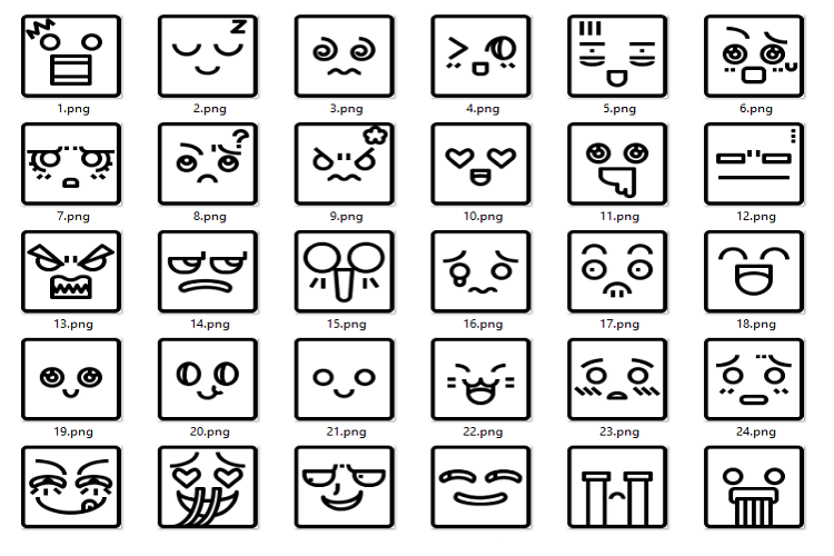 Facial expression linear example image 1