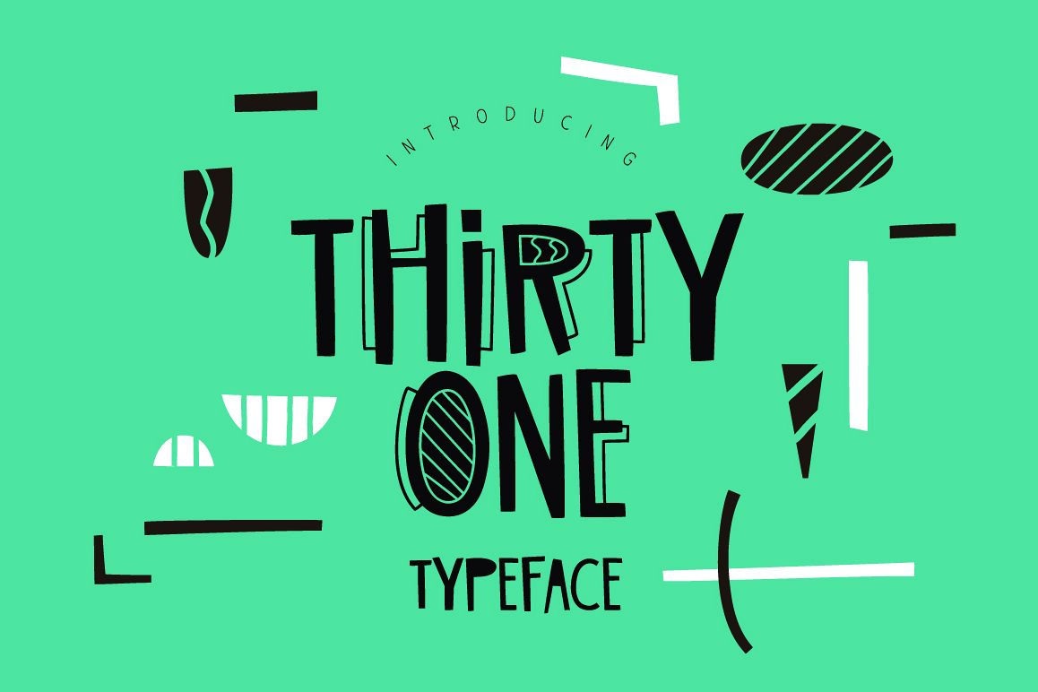 Free Thirty One Typeface Script Fonts