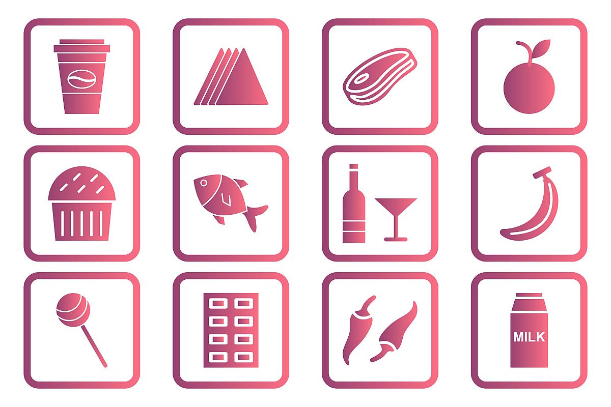 Set Of Food Icons example image 1