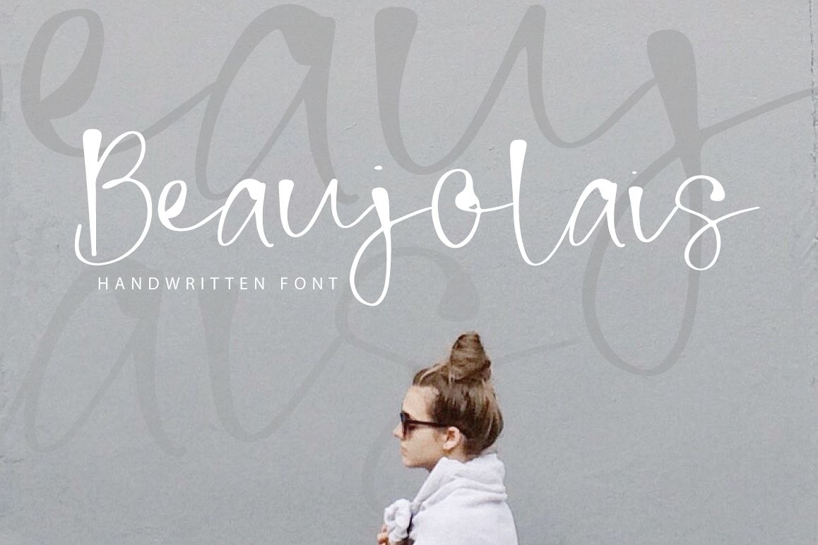 Beaujolais | Handwritten Font example image 1