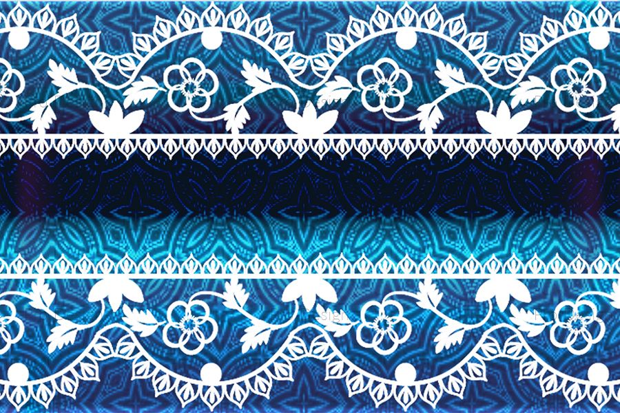 Lace Flower Background example image 1