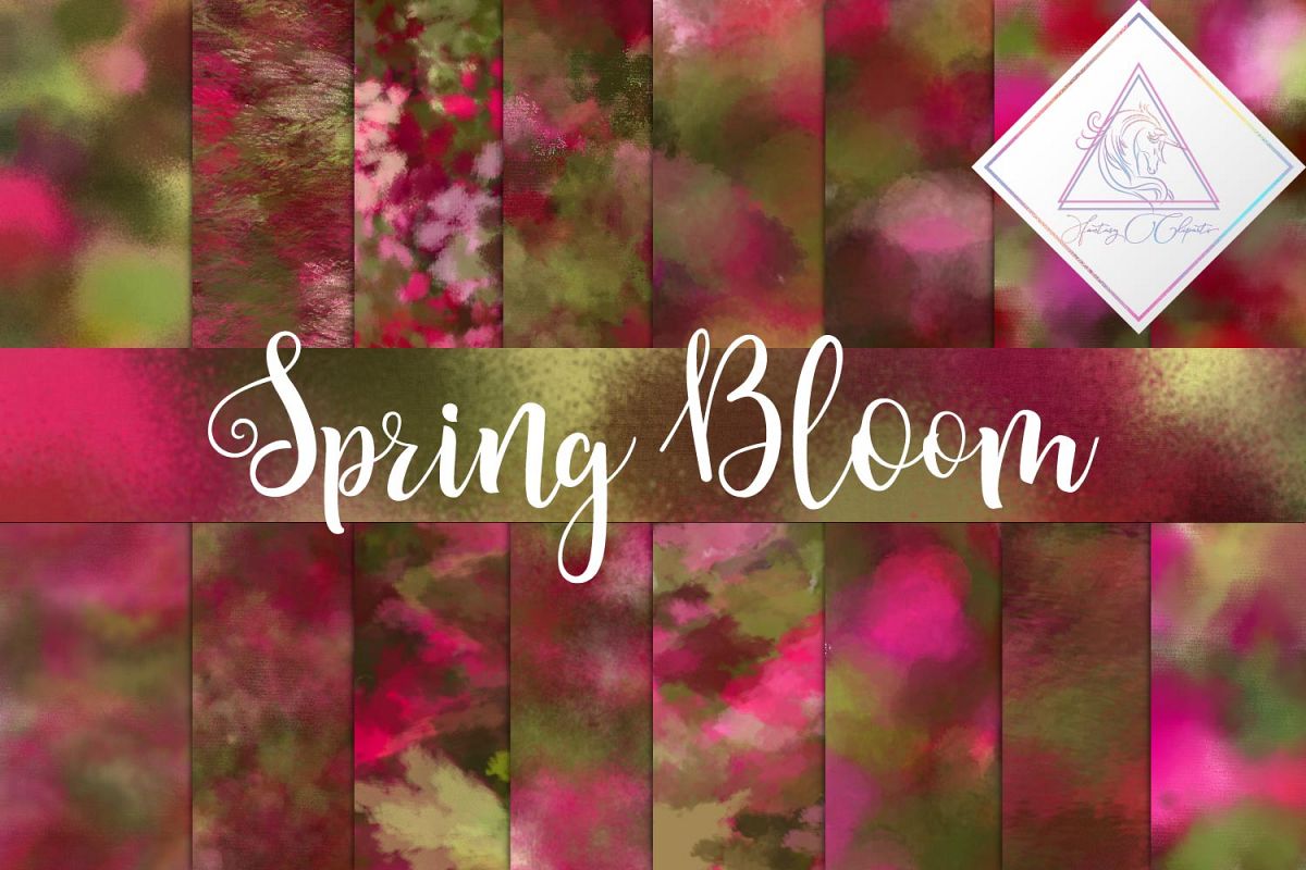 Spring Bloom Digital Paper example image 1