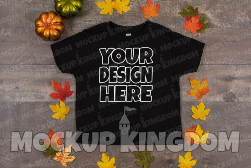 Kids Shirt Mockup, Toddler Shirt Mockup, Youth Shirt Mockup example image 1