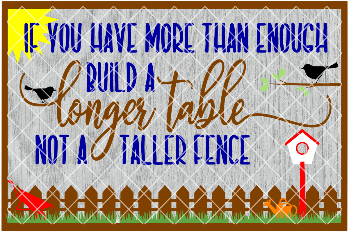 Build a Longer Table Printable with BONUS SVG FILE example image 1