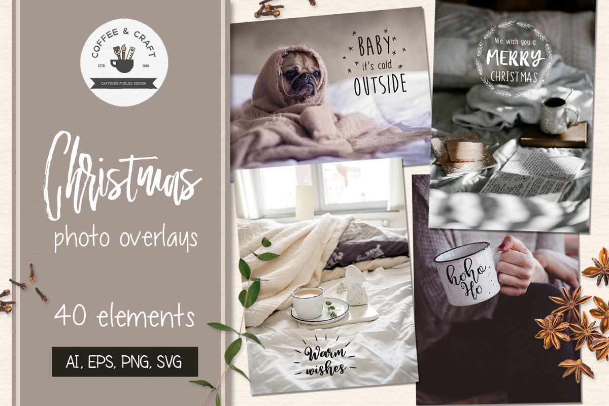 Christmas Photo Overlays example image 1