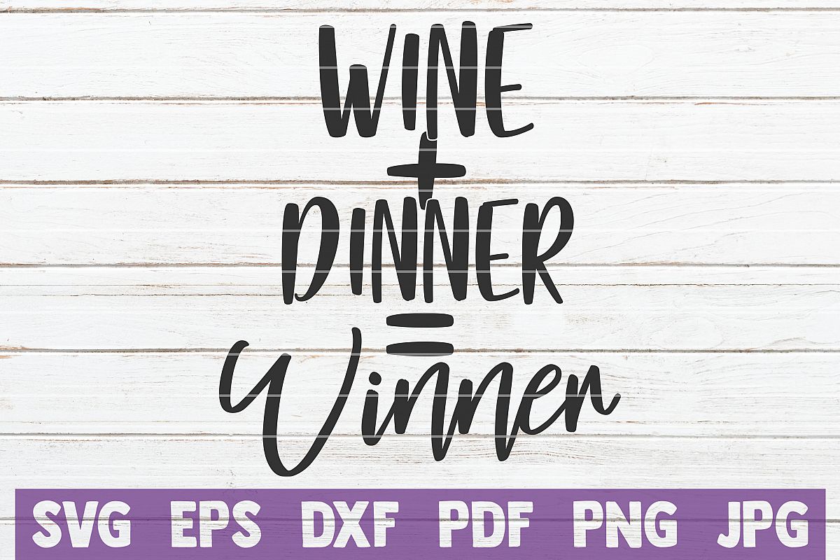 Wine Plus Dinner Equal Winner example image 1