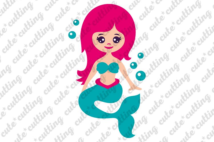 Mermaid svg, cute mermaid svg, Mermaid tail svg, dxf, png
