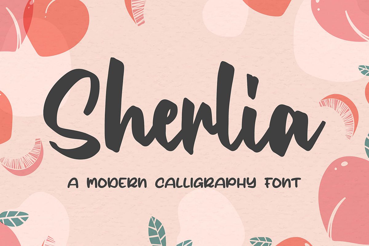 Sherlia a Modern Calligraphy Font example image 1