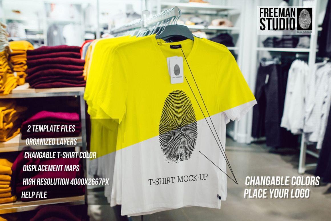 T-Shirt Mock-Up example image 1