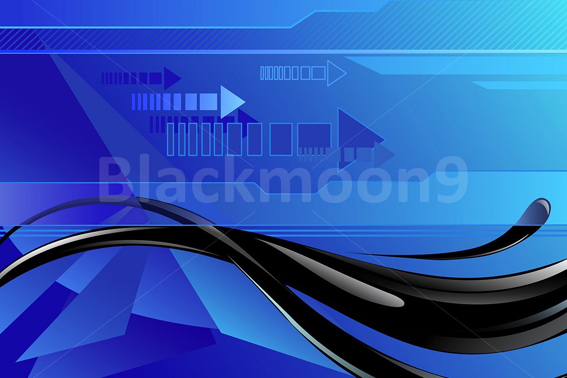 Oil on a Blue Background example image 1