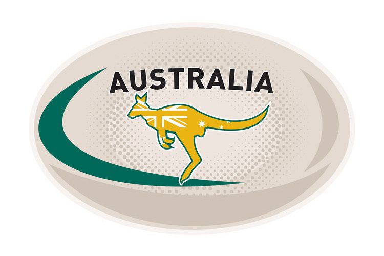 Rugby Ball Australia kangaroo wallaby example image 1