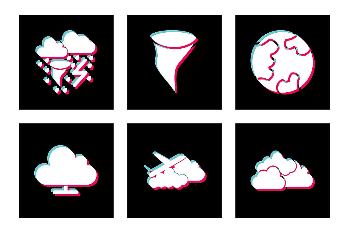 Set Of Weather And Season Icons example image 1