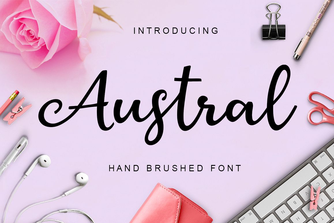Austral Script example image 1