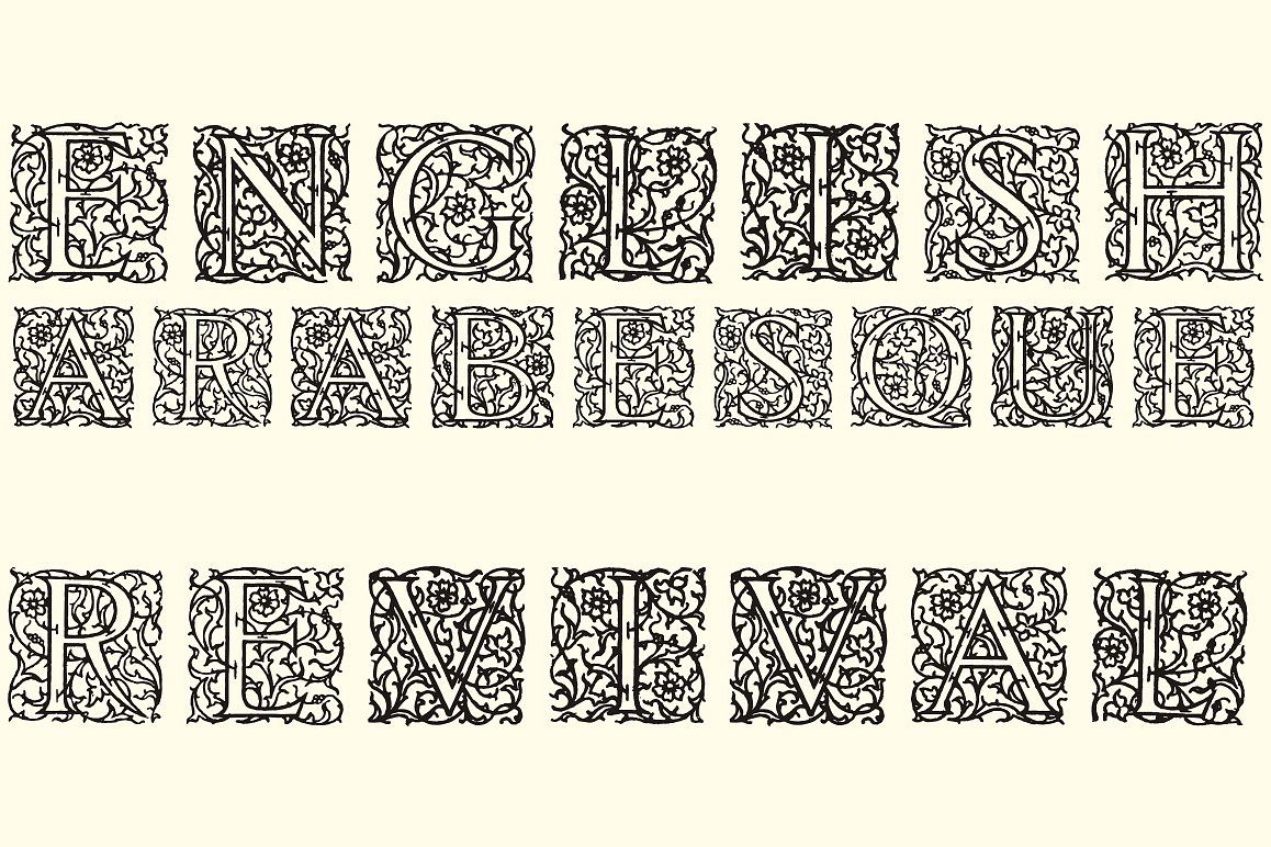 English Arabesque Revival 1900 example image 1
