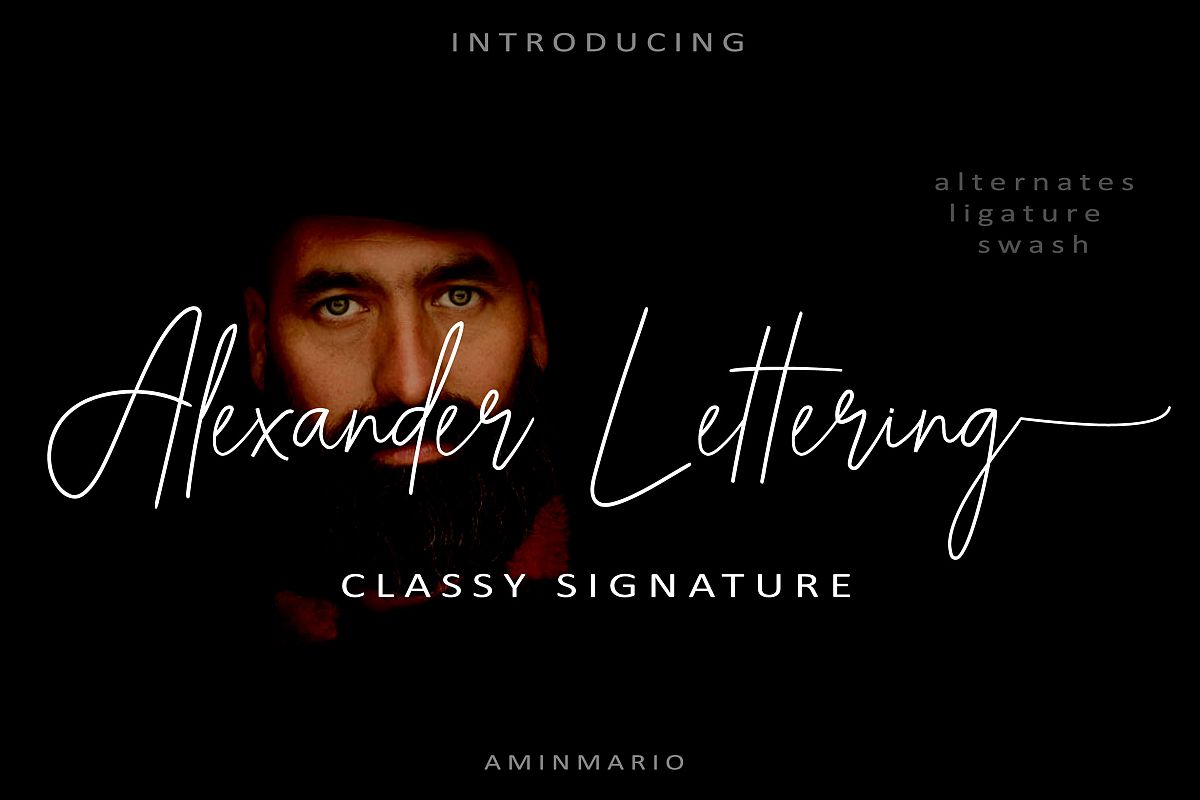 ALEXANDER LETTERING | Stay Classic example image 1