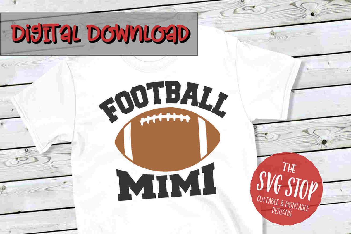 Football Mimi -SVG, PNG, DXF example image 1
