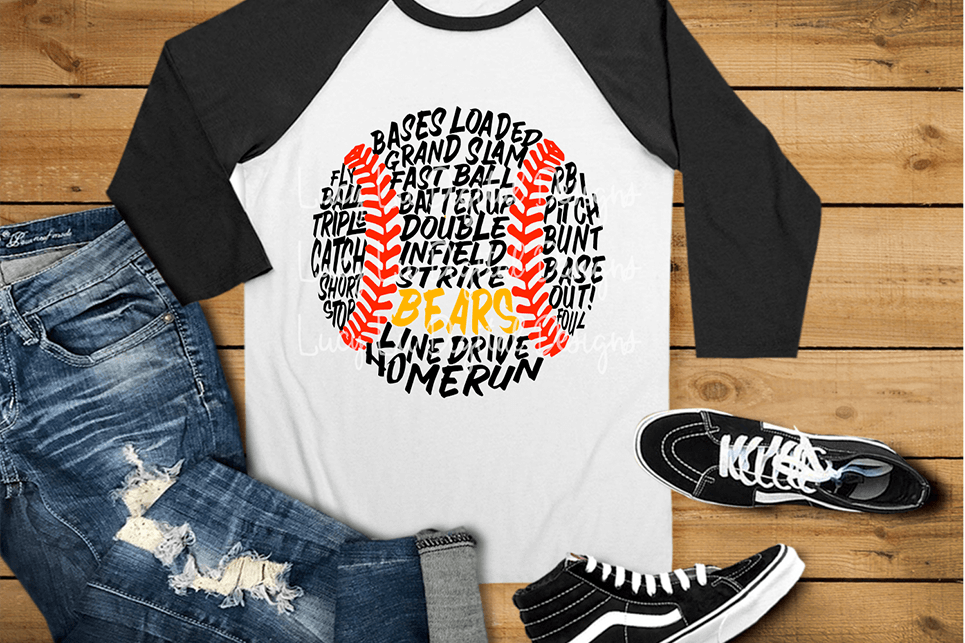 Messy Baseball Bears example image 1