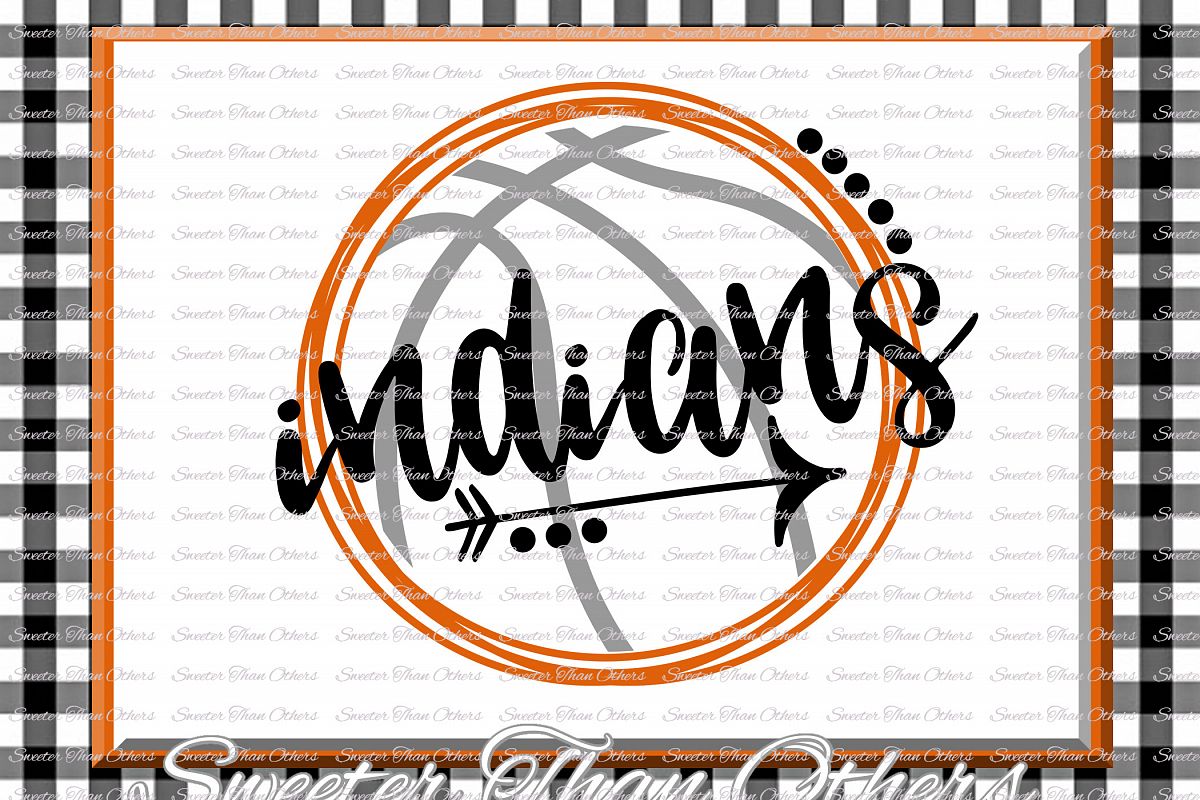 Basketball SVG, Indians svg, Indians Basketball svg example image 1