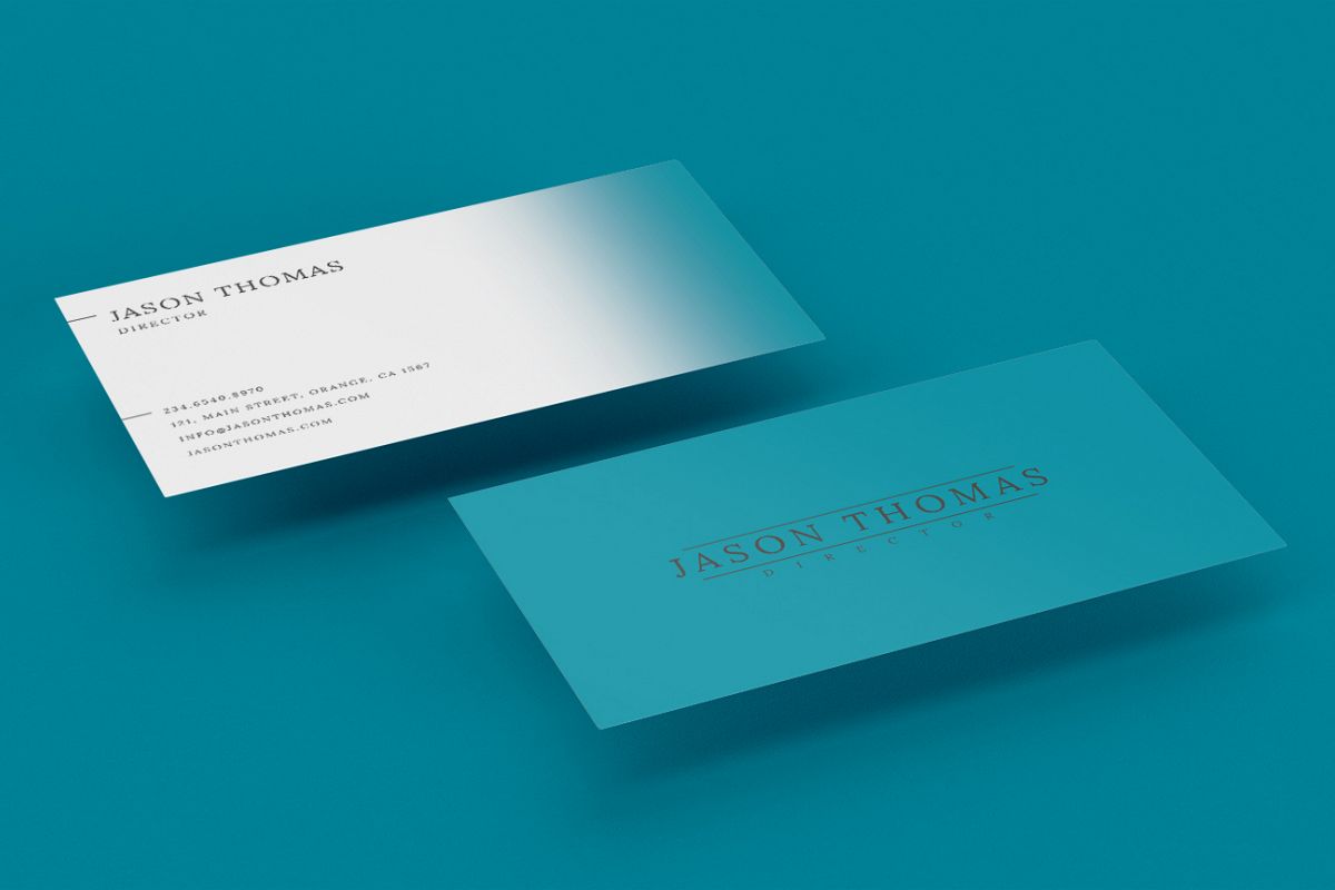 Bright Colour Beautiful Elegant Business Card 5 example image 1