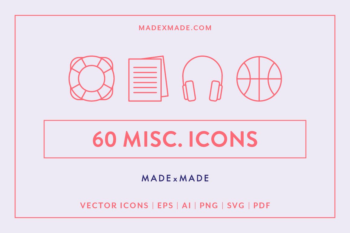 Line Icons - Miscellaneous Icons example image 1