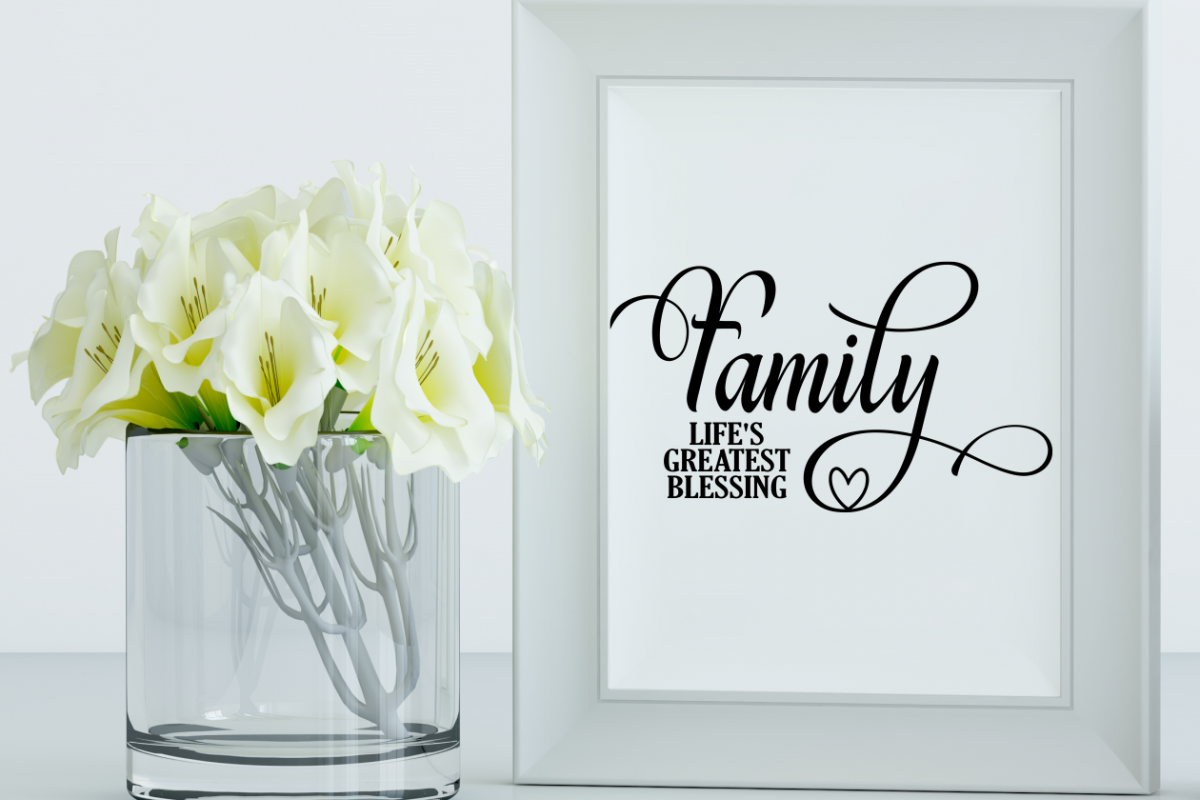 Download Family is life's greatest blessing SVG Family SVG quote