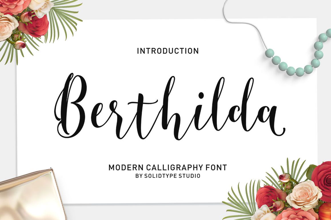 Berthilda Script example image 1