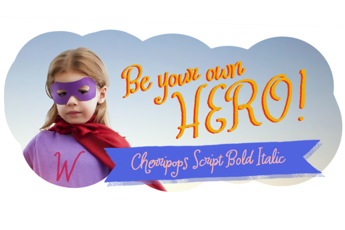 Cherripops Script Bold Italic example image 1